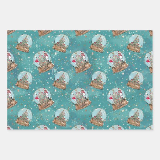 Papieren bladen voor de kerstinslag van Nutcracker Inpakpapier Vel (Voorkant 3)