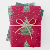 Papieren bladen voor de kerstinslag van Nutcracker Inpakpapier Vel (In situ)