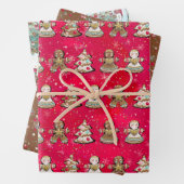 Papieren bladen voor de kerstinslag van Nutcracker Inpakpapier Vel (In situ)