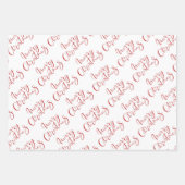 Papieren bladen voor de zoete kerstontwikkel inpakpapier vel (Voorkant 2)