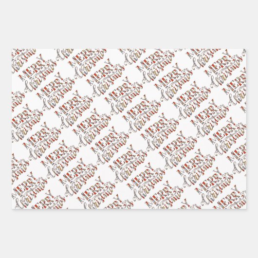 Papieren bladen voor de zoete kerstontwikkel inpakpapier vel (Voorkant 2)