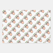 Papieren bladen voor de zoete kerstontwikkel inpakpapier vel (Voorkant)