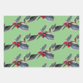 Papieren bladen voor echt kerstwandelpapier in Eur Inpakpapier Vel (Voorkant 2)