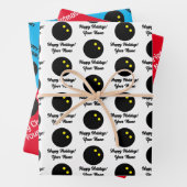 Papieren bladen voor kerstinpakken met aangepast s inpakpapier vel (In situ)