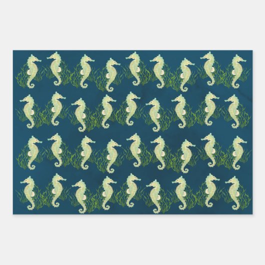 Papieren bladen voor zeepaardverdamping inpakpapier vel (Voorkant)