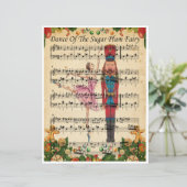 Papieren bladmuziek Art-Dance van de suikerpruimen (Staand voorkant)