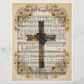 Papieren bladmuziek Art-The Old Rugged Cross (Voorkant)