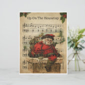 Papieren bladmuziek art-up op het huisblad (Staand voorkant)