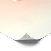 Papieren bloemen boeket poster (Hoek)