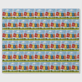 Papieren boodschappentassen aanbieding online cadeaupapier (Vlak)