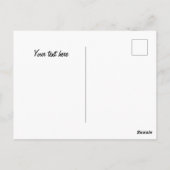 Papieren Boot Odyssee Briefkaart (Achterkant)