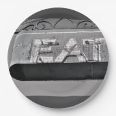 Papieren bord 9" rond (Voorkant)