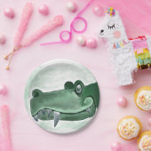 Papieren Bord-alligator Bordje (Feest)