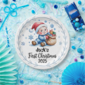 Papieren Bord-Baby's eerste kerstpapier Borden Bordje (Feest)