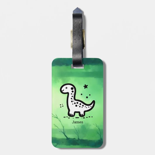 Papieren Bord Bagagelabel (Achterkant verticaal)