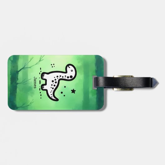 Papieren Bord Bagagelabel (Achterkant horizontaal)