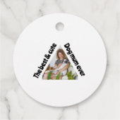 Papieren Bord Bedankjes Labels (Achterkant)