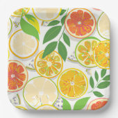 Papieren Bord - Boho Citrus Slices (Voorkant)