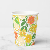 Papieren Bord - Boho Citrus Slices Bekers (Achterkant)