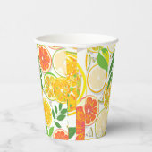 Papieren Bord - Boho Citrus Slices Bekers (Rechts)