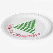 Papieren Bord - Boom- en pretkerst (Gekanteld)