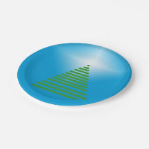 Papieren Bord - Boom met ster