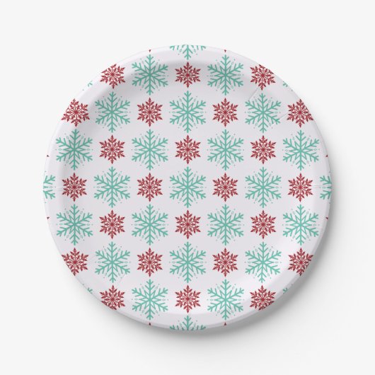 Papieren bord-Christmas servies Bordje (Voorkant)