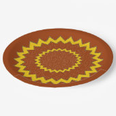 Papieren Bord - Concentrische zigzagcirkels (Gekanteld)