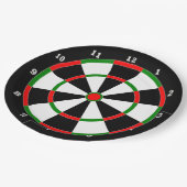 Papieren Bord - Dartboard-klokontwerp (Gekanteld)