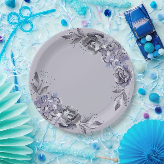 Papieren Bord diner voor weddenschap blauw (Feest)