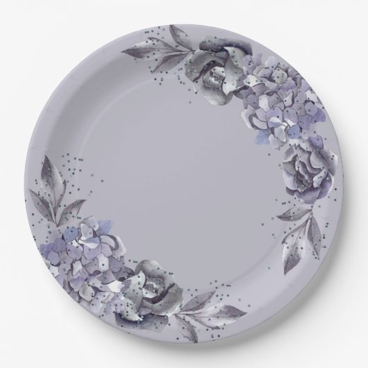 Papieren Bord diner voor weddenschap blauw (Voorkant)