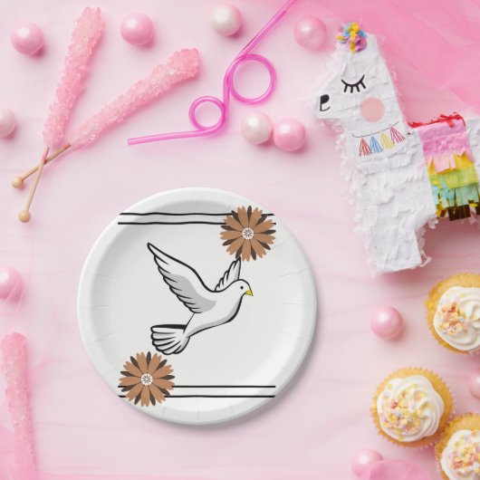 Papieren Bord dove (Feest)