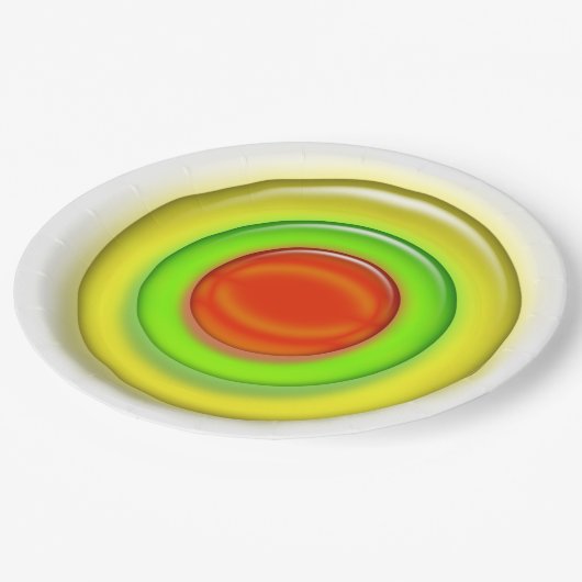 Papieren Bord - Drie dimensionale bubbels (Gekanteld)