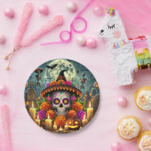 Papieren bord geft voor Halloween dag (Feest)