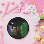 Papieren Bord. Godzilla Bordje (Feest)