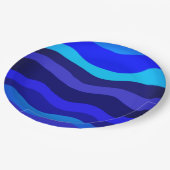 Papieren Bord GOLVEN BLAUW (Gekanteld)