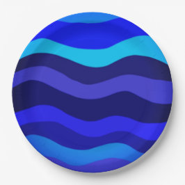 Papieren Bord GOLVEN BLAUW
