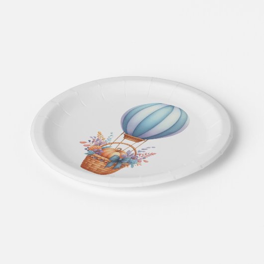 Papieren Bord-grillige herfst Baby shower Borden. Papieren Bordje (Gekanteld)