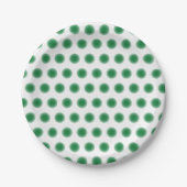 Papieren bord - groene stippen met diffuse randen (Voorkant)