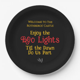 Papieren bord: HALLOWEEN #1 Bordje