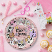 Papieren bord Halloween Griezelsnacks (Feest)
