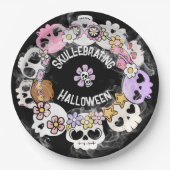 Papieren bord Halloween Skull-feest (Voorkant)