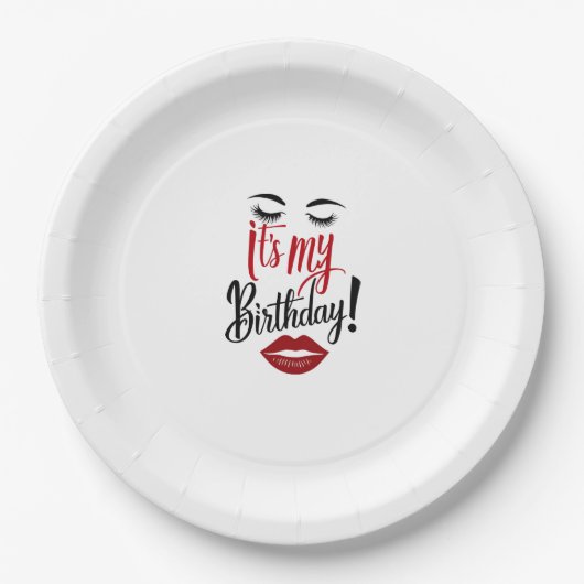 Papieren Bord - Het is mijn verjaardag (Voorkant)