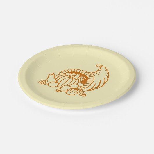 Papieren Bord - Hoorn van Overvloed (Gekanteld)