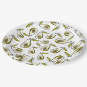 Papieren Bord is voorzien van een schattige avocad (Gekanteld)