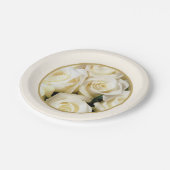 Papieren Bord-Ivoor Rozen Papieren Bordje (Gekanteld)