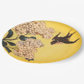 Papieren Bord JAPANESE AFDRUKSTSTROMEN MET VOGELS (Gekanteld)