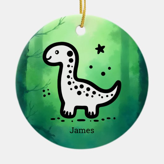 Papieren Bord Keramisch Ornament (Voorkant)