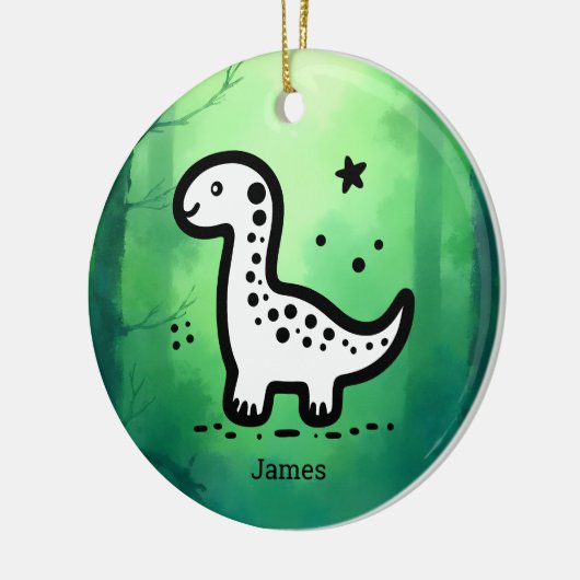 Papieren Bord Keramisch Ornament (Links)