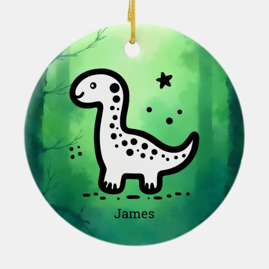 Papieren Bord Keramisch Ornament (Achterkant)